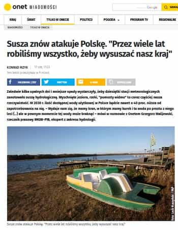 Susza znów atakuje Polskę